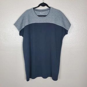 Under Armour Black/Gray Cap Sleeve Stretch Knit Pullover Active Dress/Tunic XL